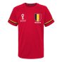 Belgium Official World Cup Poly Tee (Red) - Kids