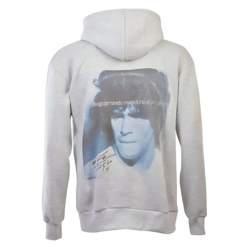 Pennarello: LPFC Maradona Zipped Hoodie - Light Grey