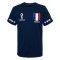 Official France World Cup Poly Tee (Navy) - Kids