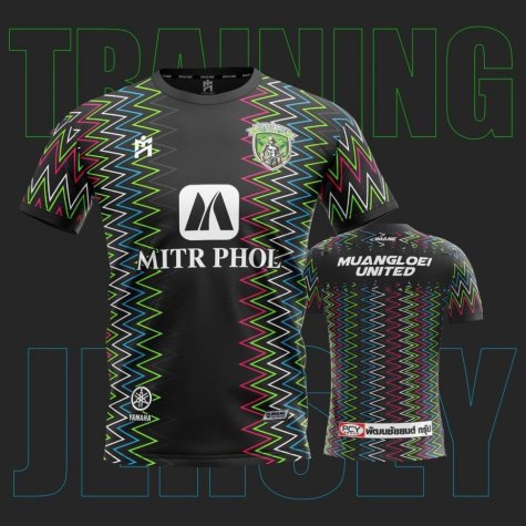 2021 Muang Loei United Training Black Shirt