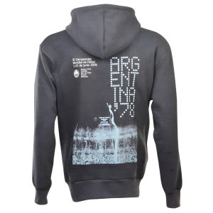 Pennarello: World Cup Argentina 1978 Zipped Hoodie -Charcoal