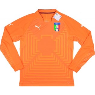 2014-15 Italy Puma Authentic Third Long Sleeve Goalkeeper Shirt