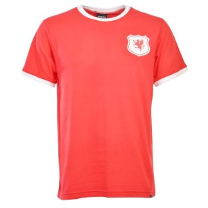 Wales 11 12th Man T-Shirt - Red/White Ringer
