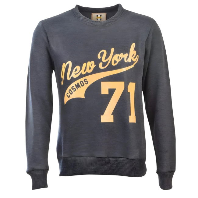 NASL: New York Cosmos 71 Amber Print Sweatshirt - Charcoal