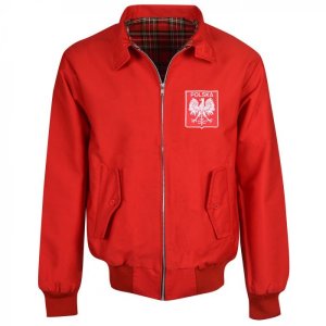Poland Red Harrington Jacket