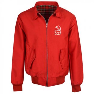 Soviet Union CCCP Red Harrington Jacket