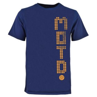 Match of the Day Distressed Circle T-Shirt - Navy