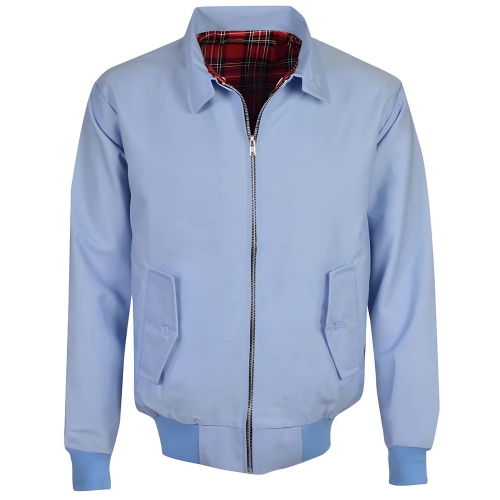 Harrington Jacket Light Blue  Harrington Jacket Light Blue