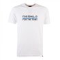 Blue Football is for the Fans - White T-Shirt
