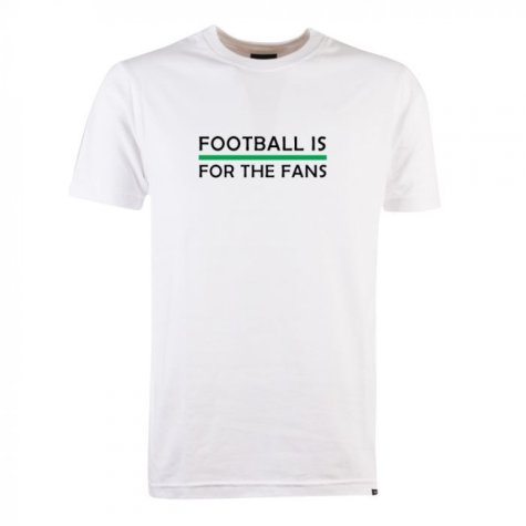 Emerald Football is for the Fans - White T-Shirt