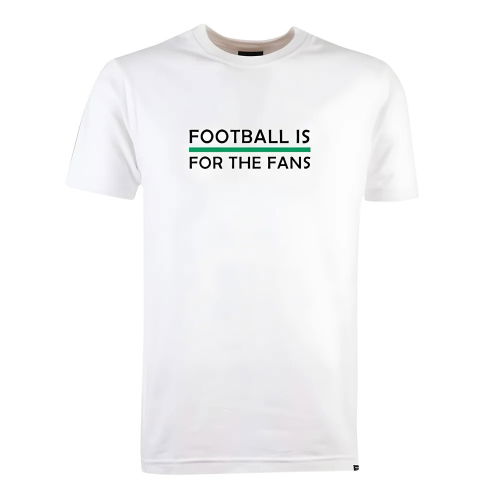 Emerald Football is for the Fans - White T-Shirt  Emerald Football is for the Fans - White T-Shirt