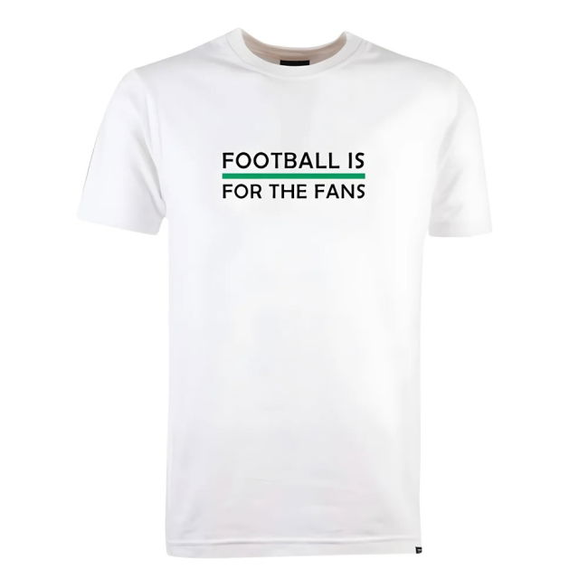 Emerald Football is for the Fans - White T-Shirt