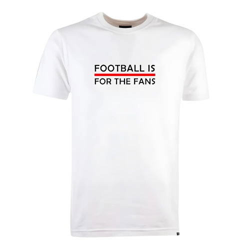 Red Football is for the Fans - White T-Shirt  Red Football is for the Fans - White T-Shirt