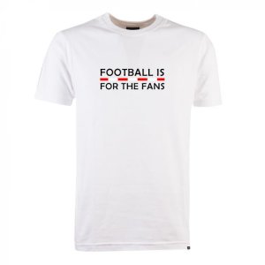 Red/White Football is for the Fans - White T-Shirt