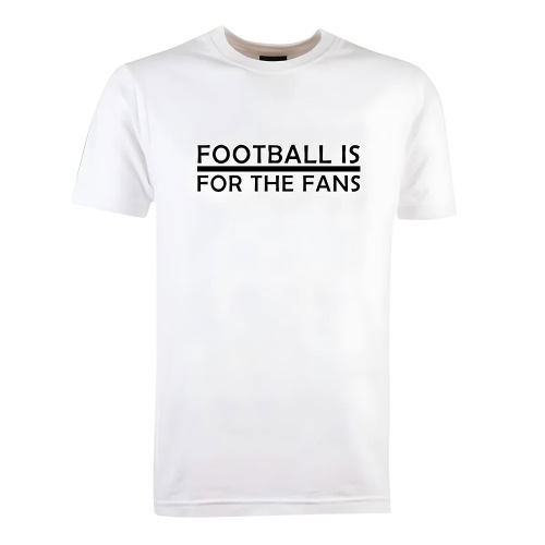 Black Football is for the Fans - White T-Shirt  Black Football is for the Fans - White T-Shirt