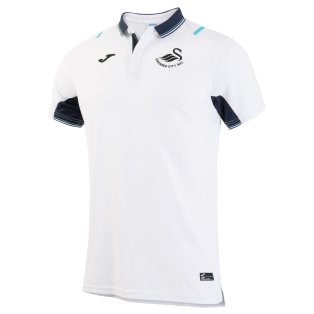 2016-17 Swansea Joma Travel Polo T-shirt (White)