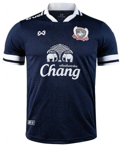 2021 Suphanburi FC Warrior Elephant Blue Home Player Shirt