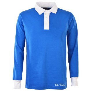 TOFFS Classic Retro Royal Long Sleeve Rugby Style Shirt