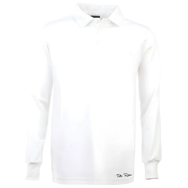 TOFFS Classic Retro Rugby White Long Sleeve Shirt
