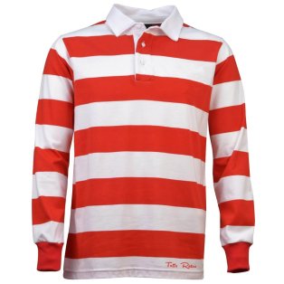 TOFFS Classic Retro Red/White Stripe Long Sleeve Shirt