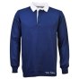 TOFFS Classic Retro Navy Long Sleeve Rugby Stlye Shirt