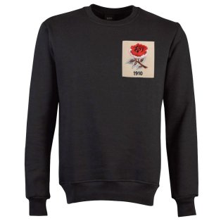 England Rose 1910 Black Sweatshirt