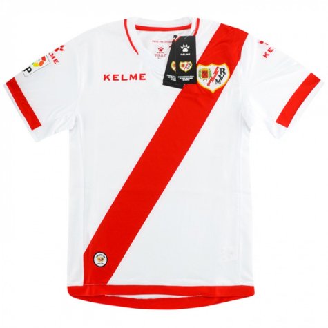 2016-2017 Rayo Vallecano Kelme Home Football Shirt - Kids