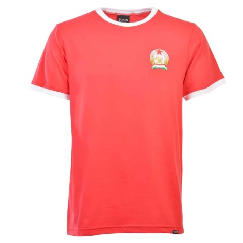 Hungary 12th Man T-Shirt - Red/White Ringer