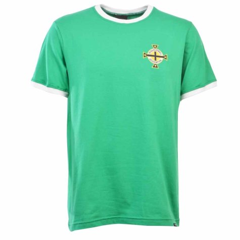 Northern Ireland 12th Man T-Shirt - Green/White Ringer