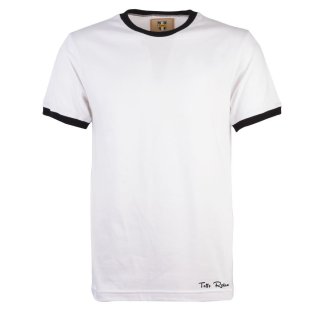 Toffs Retro White/Black Tee Shirt