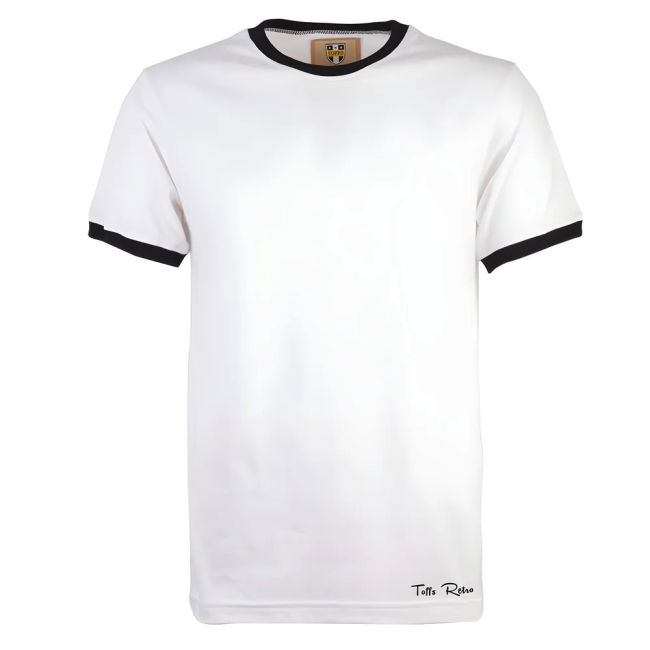 Toffs Retro White/Black Tee Shirt