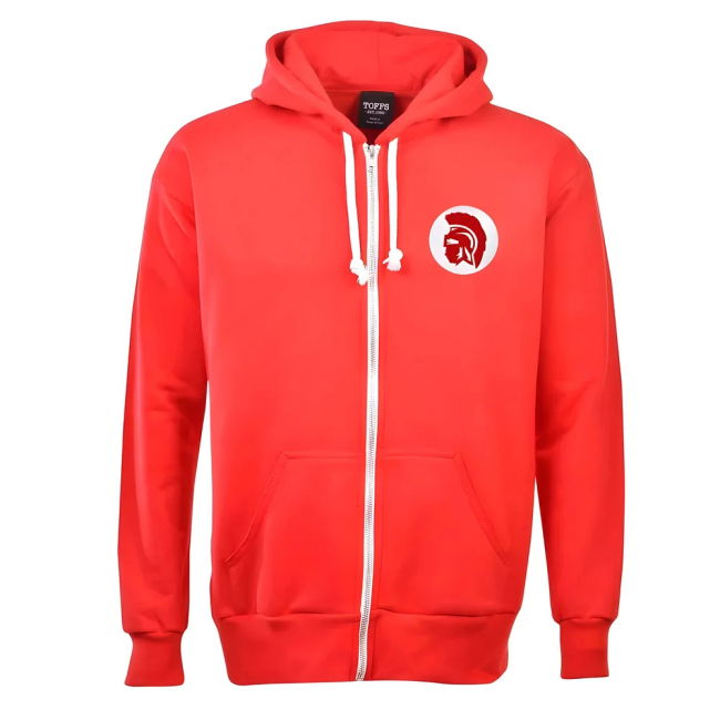 Ajax Football Club Zipped Hoodie - Red