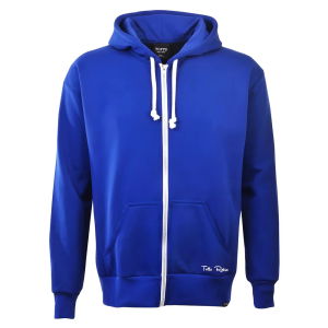 Toffs Retro Royal Zipped Hoodie