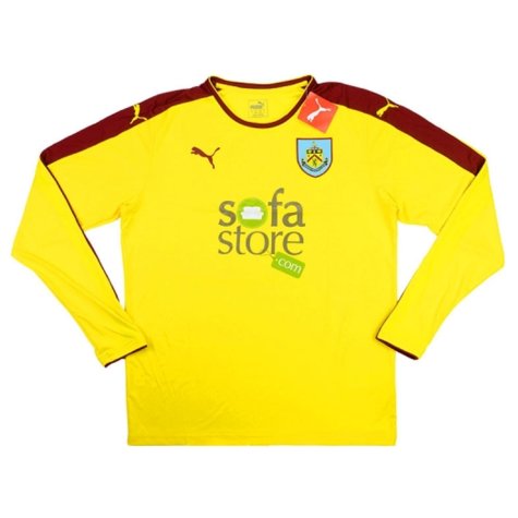 2015-16 Burnley Puma Away Long Sleeve Football Shirt