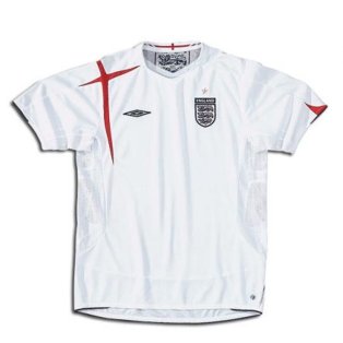 2005-07 England Umbro Home Football Shirt (L) (Good)