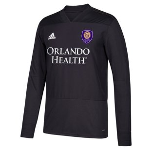 2018 Orlando City Adidas Long Sleeve Training Top (Dark Grey)