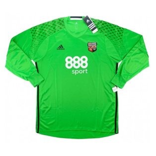 2016-2017 Brentford Adidas Goalkeeper Shirt - Uksoccershop