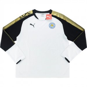 2017-2018 Leicester City Puma Training Sweat Top (White)