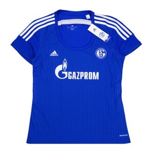 2015-16 Schalke Adidas Home Women Football Shirt