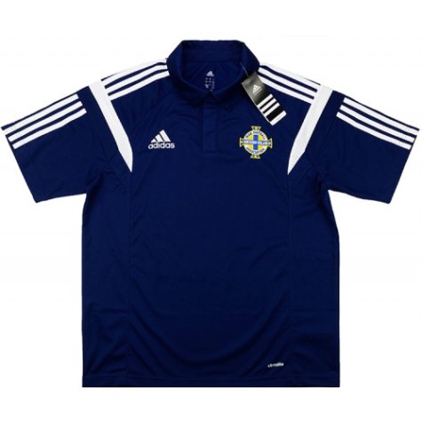 2016-17 Northern Irealnd Adidas Polo Shirt (Navy)