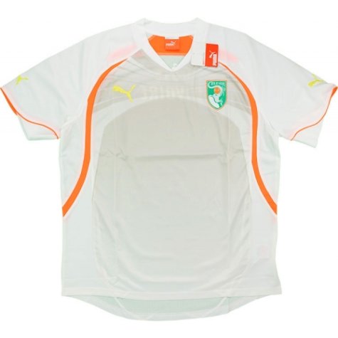 2010-11 Ivory Coast Puma Training Shirt (White)