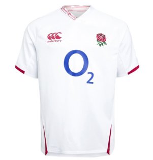 Red New England Rugby Canterbury Kid's 2019-20 Away Long Sleeve Classic Jersey 