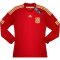2014-15 Spain Adidas Home Authentic Long Sleeve Football Shirt
