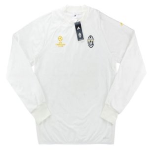 2016-17 Juventus Adidas Champions League Fleece Training Top (White)