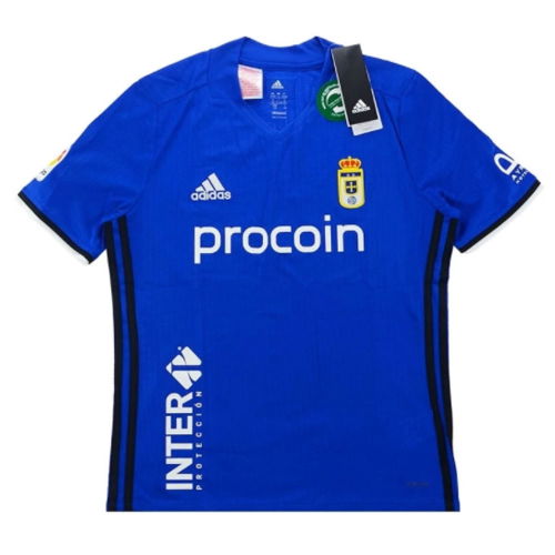 2016-17 Real Oviedo Adidas Home Football Shirt - Kids  2016-17 Real Oviedo Adidas Home Football Shirt - Kids