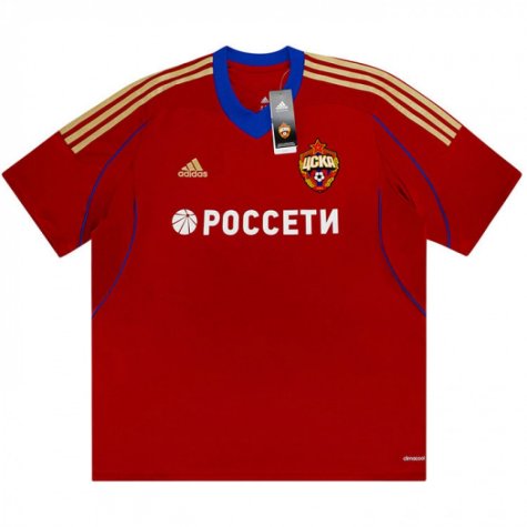 2013-2014 CSKA Moscow Adidas Home Football Shirt