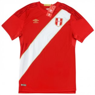Authentic Peru World Cup Away Red Jersey Original Umbro Shirt FIFA  Russia 2018 