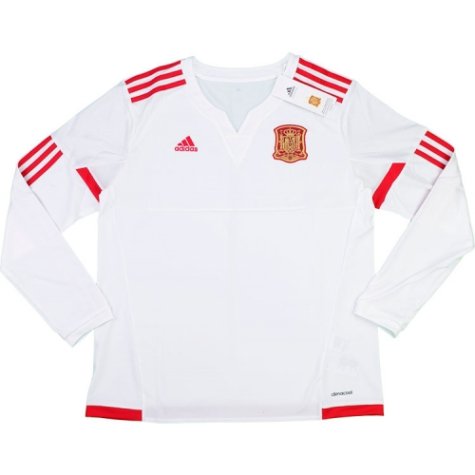 2015-16 Spain Adidas Away Women Long Sleeve Football Shirt