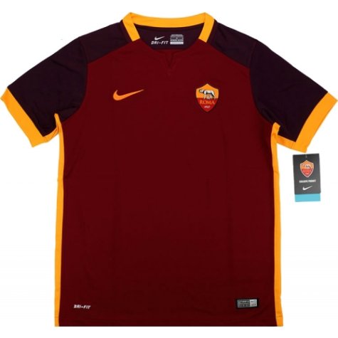 2015-16 Roma Nike Home Football Shirt (Kids)