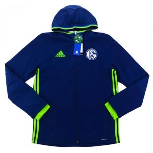 2016-17 Schalke Adidas Presentation Jacket (Navy)